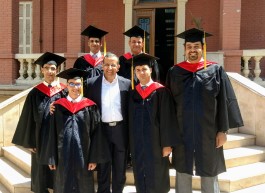 MDiv Students with Dr Atef, President of the Seminary